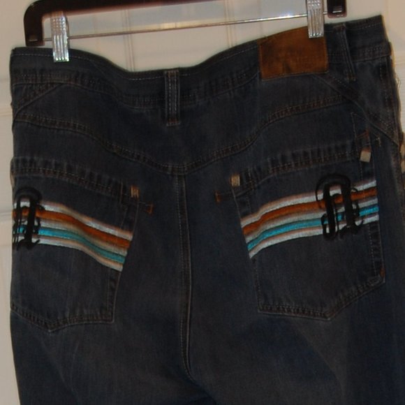 NOTORIOUS BIG Men's  Blue Jeans Size 38 Waist 36 Inseam - Picture 6 of 14